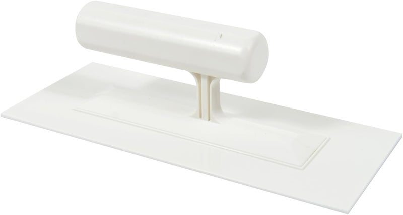 Hanroy Plastic Trowel with Comfortable Grip Handle, Includes 3.6" x 8.7'' White Finishing Trowels, Lightweight Mounting, Square End, Suitable for Scrape,Plastering and Paint Walls(D2209) - Image 1